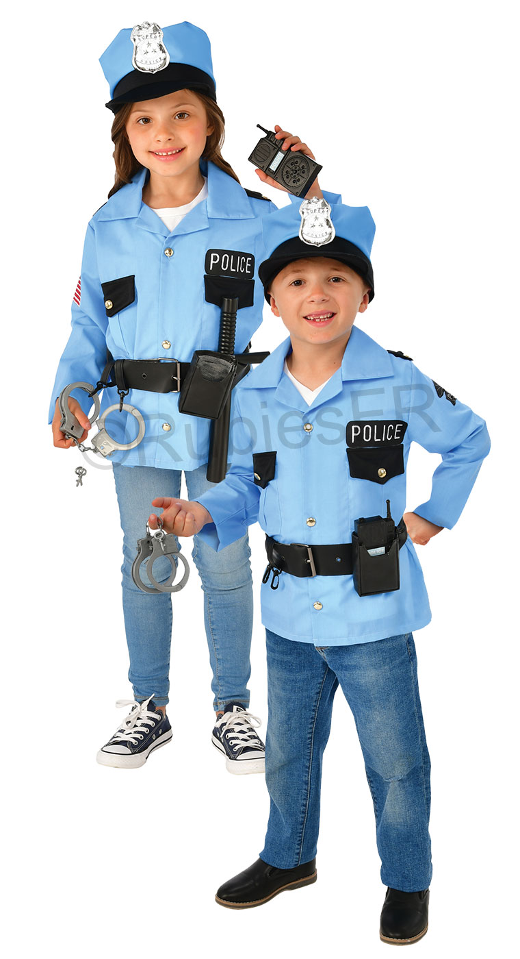 COSTUME POLICE ENFANT 5-8 ANS RUBIE'S I-G40227FR : Boumba : boutique  d'articles de fête, accessoires