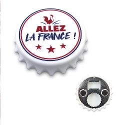 DECAPSULEUR MAGNET " ALLEZ LA FRANCE "