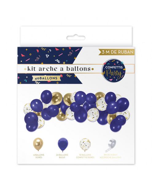 Kit Arche de Ballons Dorés - décoration
