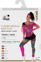 TEE-SHIRT RESILLES ROSE TAILLE UINIQUE