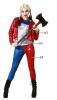 COSTUME HARLEY QUINN ADULTE  XS-S