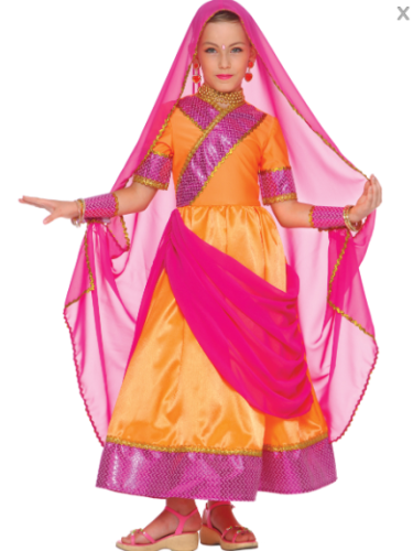 COSTUME FILLE BOLLYWOOD 5-6 ANS