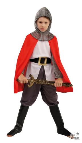 COSTUME CHEVALIER ROUGE 5/6 ANS