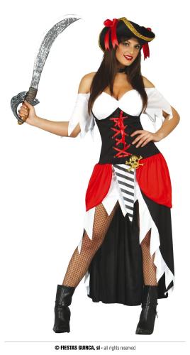 COSTUME FEMME PIRATE TAILLE M