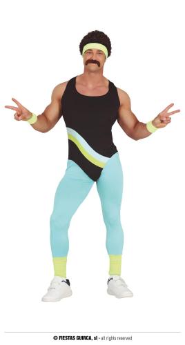 COSTUME GYMNASTE 80'S TAILLE L