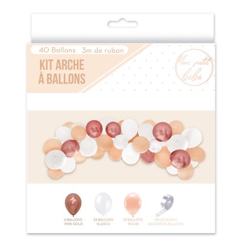 KIT ARCHE BALLONS BABY FILLE