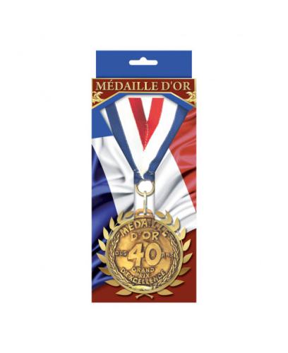 MEDAILLE D'OR 40 ANS