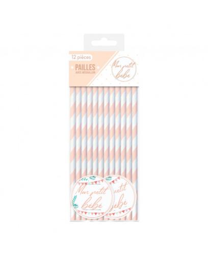 PAILLE  ROSE BABY SHOWER FILLE