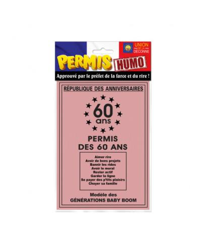 PERMIS 60 ANS