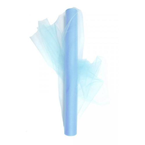 ROULEAU TULLE DECORATION TURQUOISE 5M