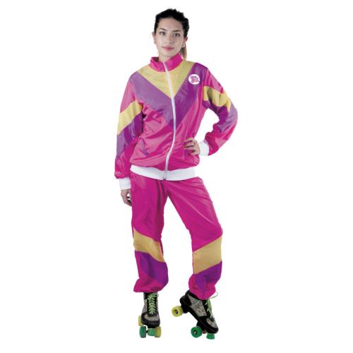 COSTUME JOGGING 80'S PINK TAILLE M/L